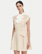 Imperial Rochie cocktail AFJJJKP Écru Regular Fit