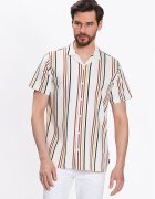 INDICODE Cămașă Mulle 20-350 Écru Regular Fit
