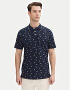 INDICODE Tricou polo Lobster 41-155 Bleumarin Regular Fit