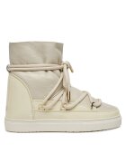 Inuikii Cizme de zăpadă Gloss Wedge 75203-007 Écru