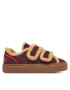 Inuikii Sneakers Lila Shearling Low Velcro 1001.001.0561.518 Vișiniu