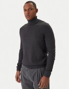 Jack & Jones Bluză cu gât Emil Knit Roll 12157417 Regular Fit