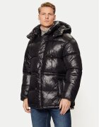 Jack & Jones Geacă de iarnă 12268209 Negru Loose Fit