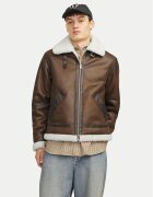 Jack & Jones Geacă din imitație de piele Cole Aviator 12261819 Regular Fit