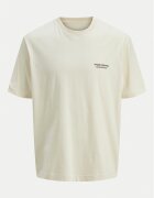 Jack & Jones Junior Tricou 12274923 Écru Loose Fit