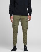 Jack & Jones Pantaloni din material Paul Flake 12141844 Tapered Fit