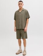 Jack & Jones Set cămașă și șorturi din material textil Tyson 12297649 Relaxed Fit