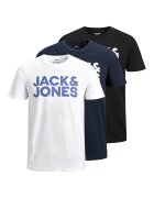 Jack & Jones Set de tricouri﻿ Corp Logo 12191762 Slim Fit