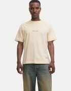 Jack & Jones Tricou Norrebro 12282892 Écru Relaxed Fit