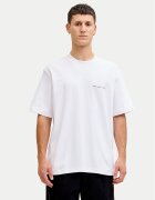 Jack & Jones Tricou Owen S 12292397 Alb Relaxed Fit