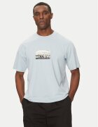 Jack & Jones Tricou Pacer Photo 12273775 Albastru celest Relaxed Fit
