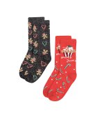 Jenny Fairy Șosete lungi 4WB-002-AW23 (2-pack) Colorat