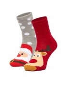 Jenny Fairy Șosete lungi 4WB-003-AW23 (2-pack) Colorat