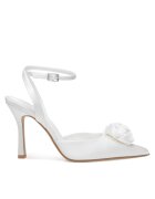 JENNY Pantofi cu toc subțire SS2841 Alb