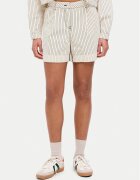 JJXX Pantalon scurți din material Maddy 12253014 Écru Loose Fit