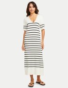 JJXX Rochie tricotată Layla 12269784 Écru Regular Fit