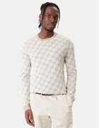 Joop! Pulover 13Ravorono 10100436 30102137 Écru Regular Fit