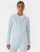 Juicy Couture Bluză Madison JCWAS225306 Albastru celest Slim Fit