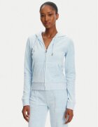 Juicy Couture Bluză Robertson JCAP176 Albastru celest Slim Fit
