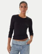 Juicy Couture Bluză Slub JCWCT225312 Slim Fit