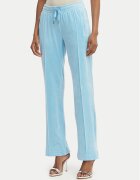 Juicy Couture Pantaloni trening Tina JCWBJ126327 Albastru celest Straight Leg