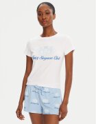 Juicy Couture Pijama Sleepover Club JCLPJ225501 Albastru celest Regular Fit