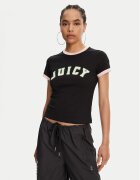 Juicy Couture Tricou Collegiate Ringer JCWCT125320 Slim Fit