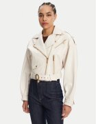 Just Cavalli Geacă de piele 78PAVP05 Loose Fit