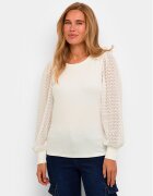 kaffe Bluză Serena 10508116 Écru Regular Fit