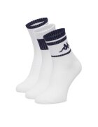 Kappa Șosete lungi CEO_KR_ANKLE_SS26 (3-PACK) Alb