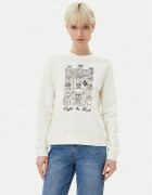 Karl Lagerfeld Bluză A2W20057 Écru Regular Fit