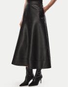Karl Lagerfeld Fustă din imitație de piele B4W12004 Regular Fit