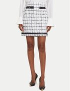 Karl Lagerfeld Fustă mini A3W12019 Écru Regular Fit