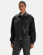 Karl Lagerfeld Jeans Geacă din imitație de piele B1W15027 Regular Fit