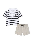 KARL LAGERFELD KIDS Set polo și pantaloni scurți Z31068 M Regular Fit