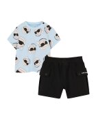 KARL LAGERFELD KIDS Set tricou și pantaloni scurți Z31070 M Regular Fit
