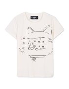 KARL LAGERFELD KIDS Tricou Z30447 D Écru Regular Fit