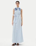 Karl Lagerfeld Rochie de vară A2W13004 Albastru celest Regular Fit