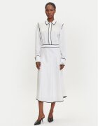 Karl Lagerfeld Rochie tip cămașă A3W13021 Écru Regular Fit