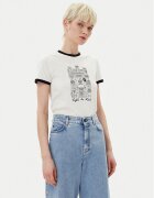 Karl Lagerfeld Tricou A2W17087 Écru Regular Fit