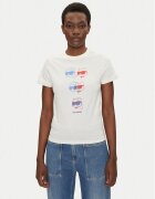 Karl Lagerfeld Tricou A2W17112 Écru Regular Fit
