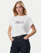Karl Lagerfeld Tricou Rhinestone B4W17048 Relaxed Fit