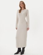 Kontatto Rochie tricotată 3M0964C Écru Slim Fit