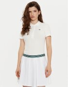 Lacoste Tricou polo DF5377 Écru Slim Fit