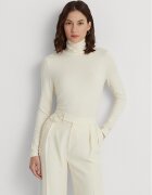 Lauren Ralph Lauren Bluză cu gât 200810393004 Écru Slim Fit