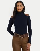 Lauren Ralph Lauren Bluză cu gât 200951386008 Slim Fit