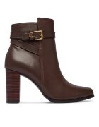 Lauren Ralph Lauren Botine Brooke II Calfskin Bootie Heel 802974475003