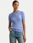 Lauren Ralph Lauren Pulover 200P07025003 Albastru celest Relaxed Fit