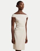 Lauren Ralph Lauren Rochie cocktail 253936389003 Écru Slim Fit