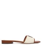 Lauren Ralph Lauren Şlapi 802P04395003 Écru